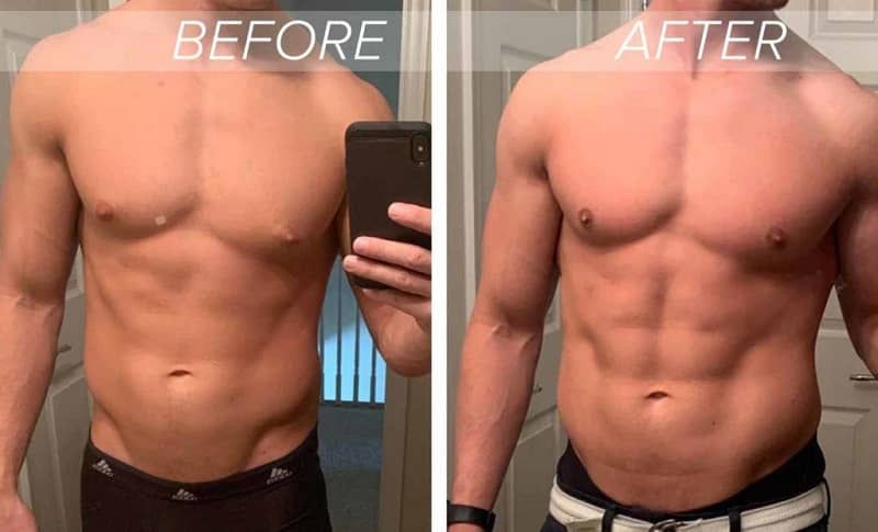 Before and After Bodybuilding