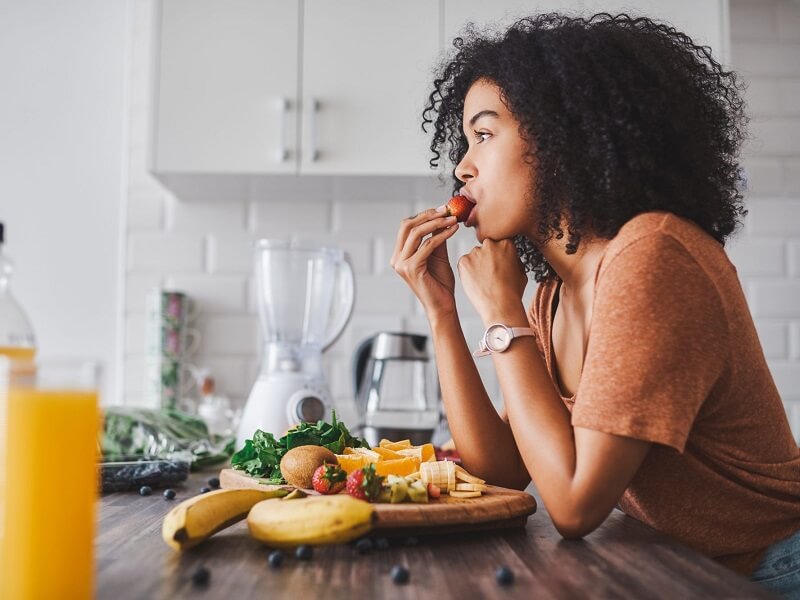 Women Eating Snacks